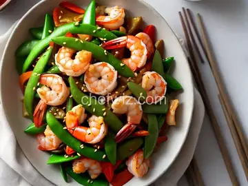 Shrimp & Snow Pea Stir Fry