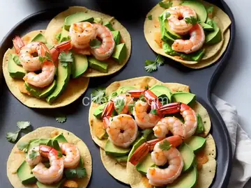 Shrimp-Avocado Tostadas