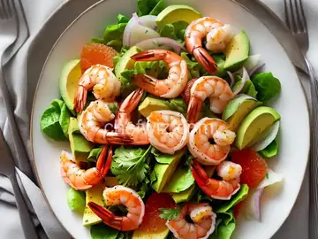 Shrimp, Avocado, and Grapefruit Salad