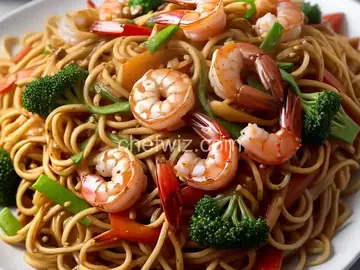 Shrimp Chow Mein Stir-Fry