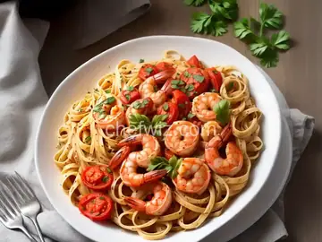 Shrimp Fra Diavolo (Shrimp and Pasta with Spicy Tomato Sauce) Recipe