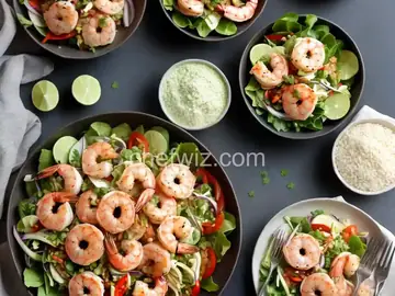 Shrimp, Jicama and Chile Vinegar Salad