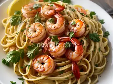 Shrimp Lemon Pepper Linguini