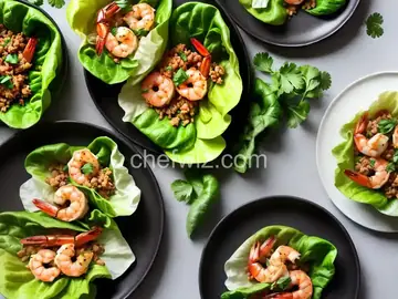 Shrimp Lettuce Wraps
