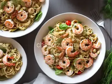 Shrimp Pasta Salad With Dill
