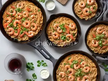 Shrimp Pasta Skillet