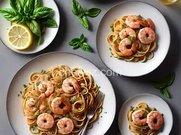Shrimp Pasta With Preserved Lemon