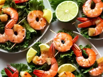 Shrimp-Pineapple Skewers