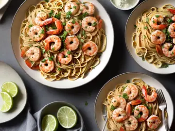 Shrimp Scampi With Pasta