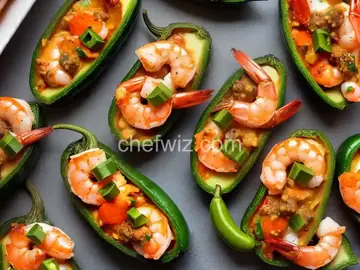 Shrimp-Stuffed Jalapeno Poppers