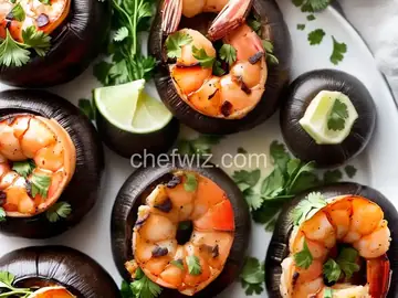 Shrimp-Stuffed Portobello Mushrooms