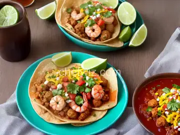 Shrimp Tacodillas