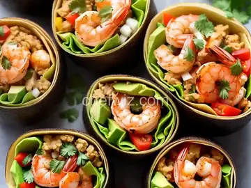 Shrimp and Avocado Burritos