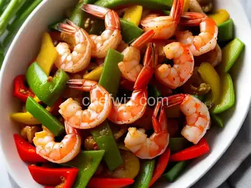 Shrimp and Bell Pepper Stir Fry