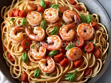 Shrimp and Linguine Fra Diavolo