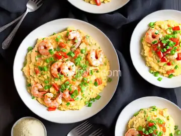 Shrimp and Pimiento Cheese Grits