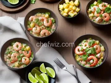 Shrimp and Pineapple Ceviche