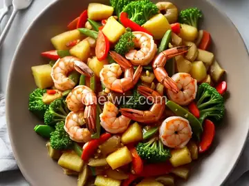 Shrimp and Pineapple Stir-Fry
