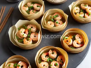 Shrimp and Pork Dumplings, Steamed or Pan-Fried