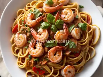Shrimp and Tasso Pasta