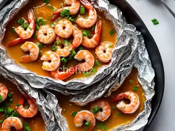 Shrimp in Foil