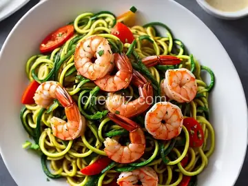 Shrimp with Zucchini Noodles