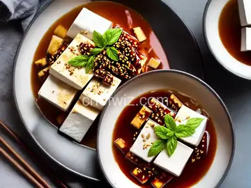 Silken Tofu with Soy Sauce and Chili Oil Recipe