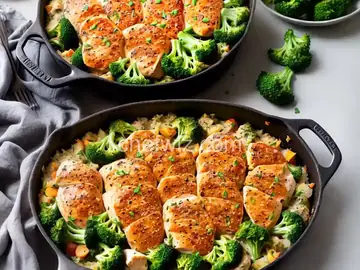 Silver's Savory Chicken and Broccoli Casserole