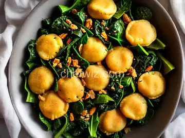 Simmered Greens with Cornmeal Dumplings