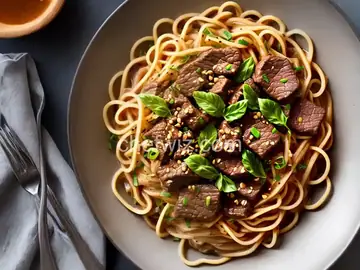 Simple Beef Tips and Noodles
