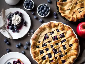 Simple Blueberry Apple Pie