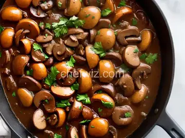 Simple Braised Mushrooms
