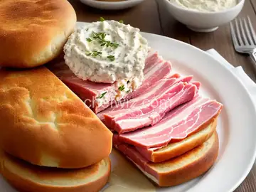 Simple Cream Cheese and Ham Spread