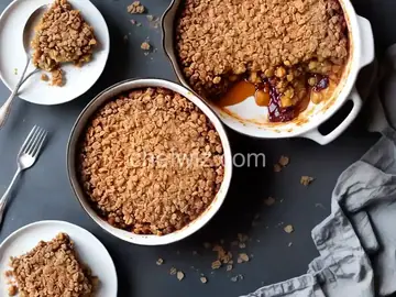 Simple Flourless Apple Crisp