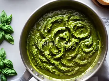 Simple Garlic and Basil Pesto