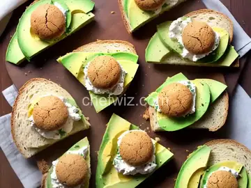Simple Greek Avocado Sandwich