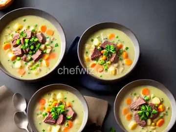 Simple Meat and Potato Soup
