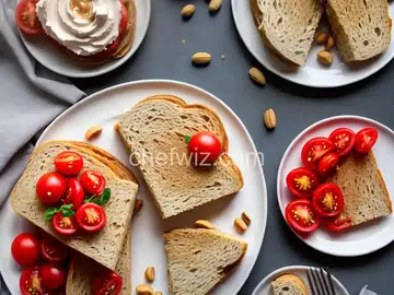 Simple Peanut Butter and Tomato Sandwich