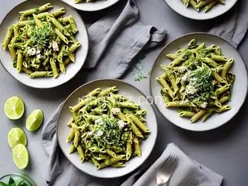 Simple Pesto Pasta
