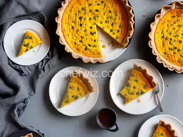 Simple Quiche With Sweet Potato Crust