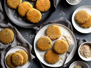 Simple Salmon Cakes Made with Oatmeal