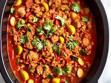 Simple Slow Cooker Jambalaya