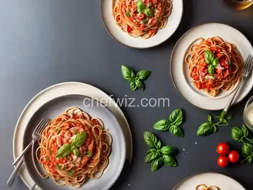 Simple Spaghetti with Tomato Sauce