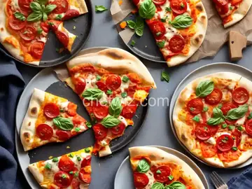 Simple Tortilla Pizzas
