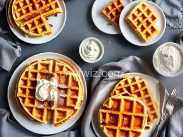 Simple Waffles from Scratch