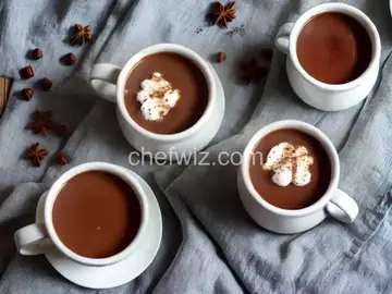 Simplest Hot Chocolate (with Maple Syrup and No Refined Sugar)