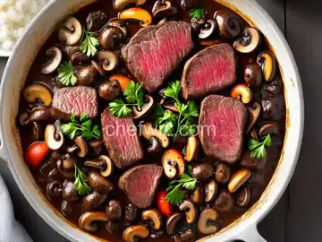 Sirloin Tips and Mushrooms