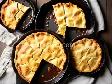 Skillet Biscuit Pot Pie