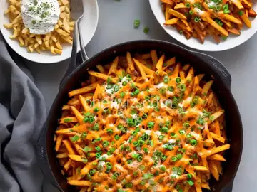 Skillet Cheese Fries