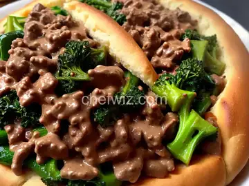 Skillet Cheesesteak With Broccoli Rabe